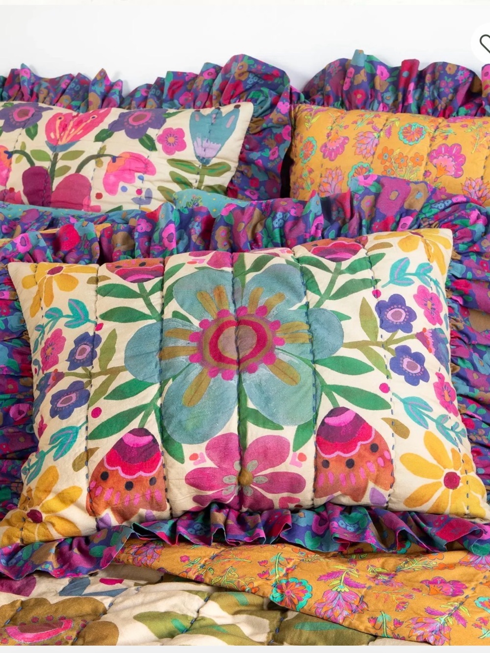Natural Life Bungalow Reversible Cotton Shams, Set of 2